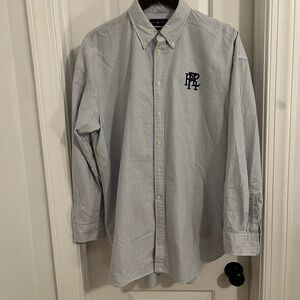 Ralph Lauren Boyfriend Fit Blue/White Stripe